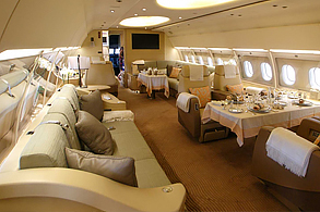 Boutsen Offers Jet Brokerage, Cabin Interior