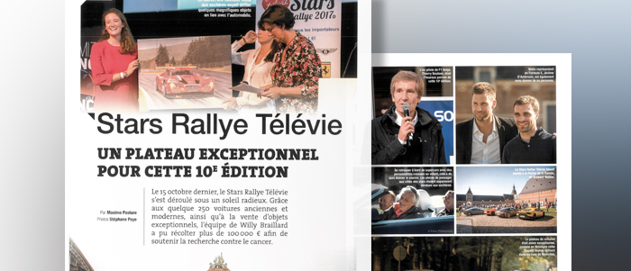 stars Rallye Télévie : un plateau exceptionnel pour cette 10ème édition.